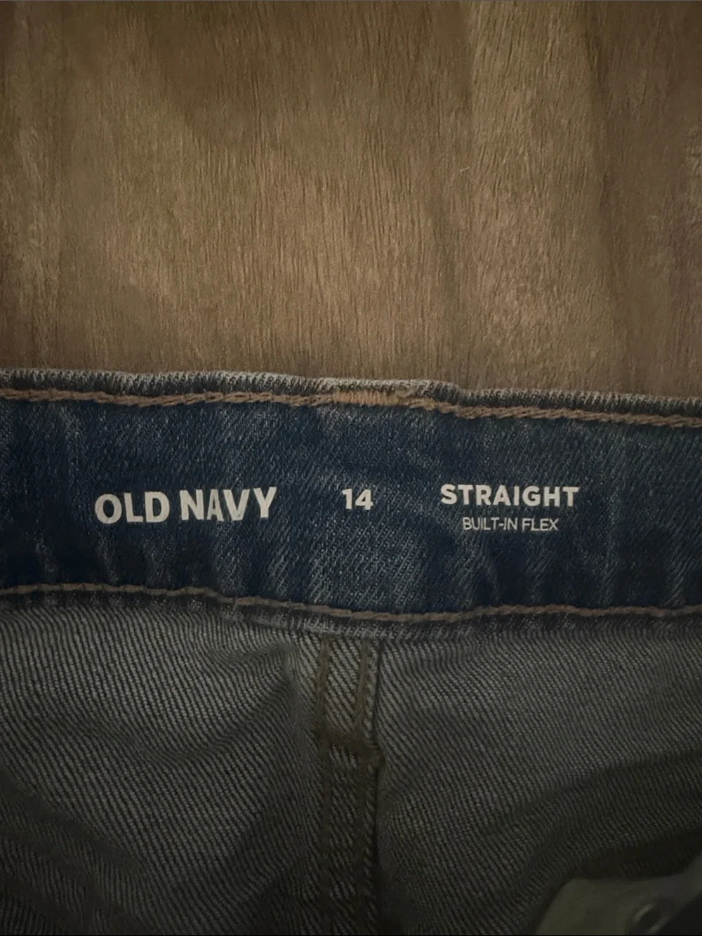 Old Navy Dark Blue Kids Straight Leg Jeans